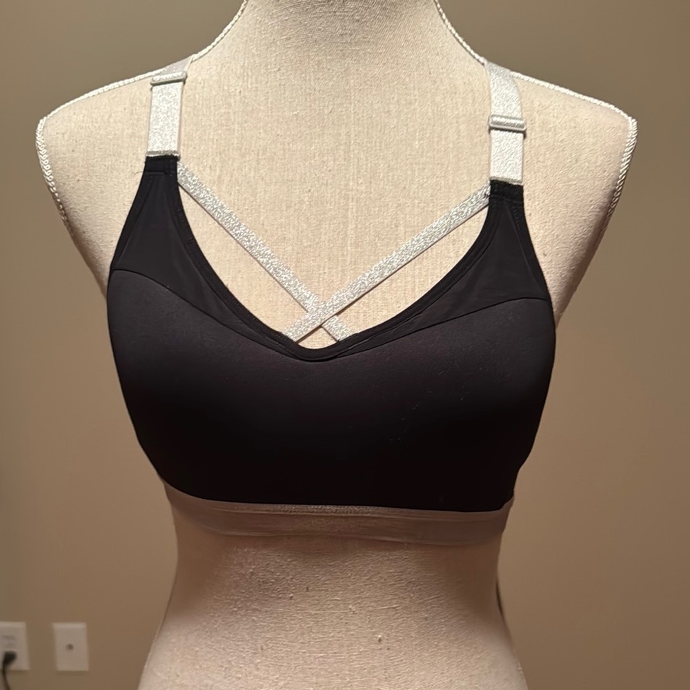 Victoria’s Sport Black and Silver Women's Sports Bra